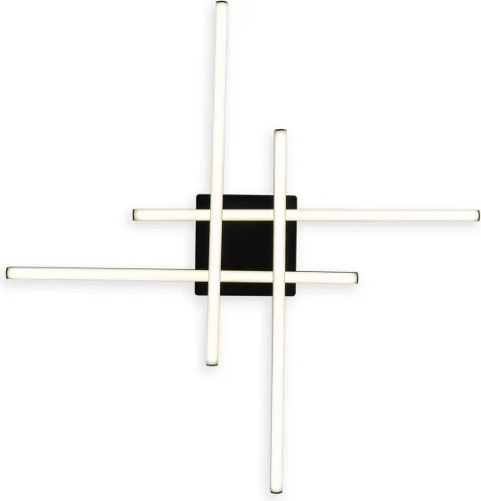 Brilagi - STRIPES LED mennyezeti lámpatest LED/37W/230V fekete