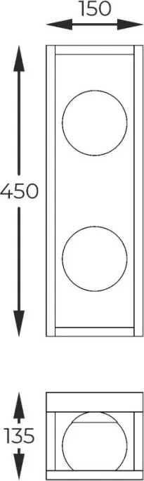 Zuma Line PIRO MB3115-2-3BT Süllyesztett mennyezeti lámpa 2x3,5W/G9|1x15W/LED 2700K-6000K 1700lm IP20