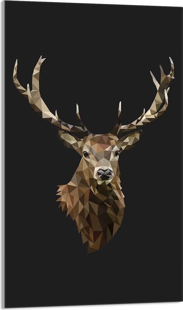 Üveg Vágódeszka 30x52 Szarvas a Konyhába