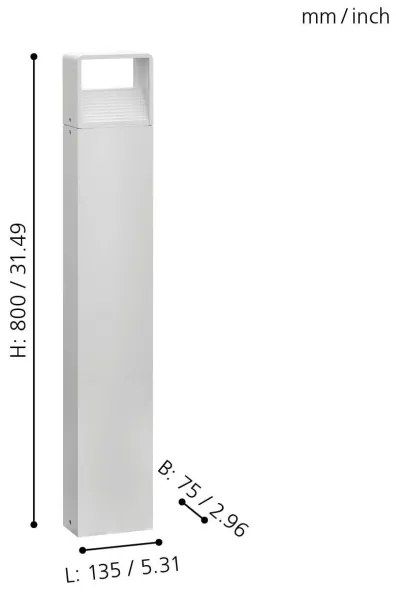 Eglo 98268 - DONINNI kültéri LED-lámpa LED/5W/230V IP44