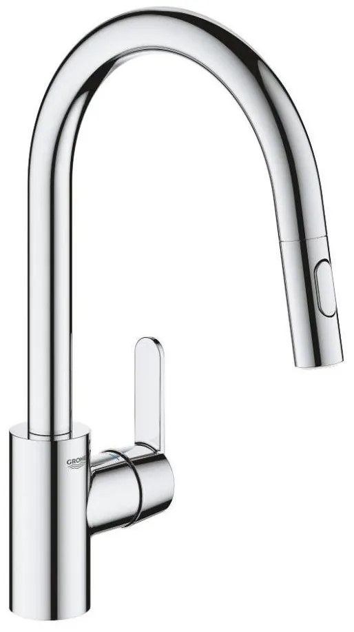 GROHE 31484001 - Mosogató csaptelep GET fényes króm