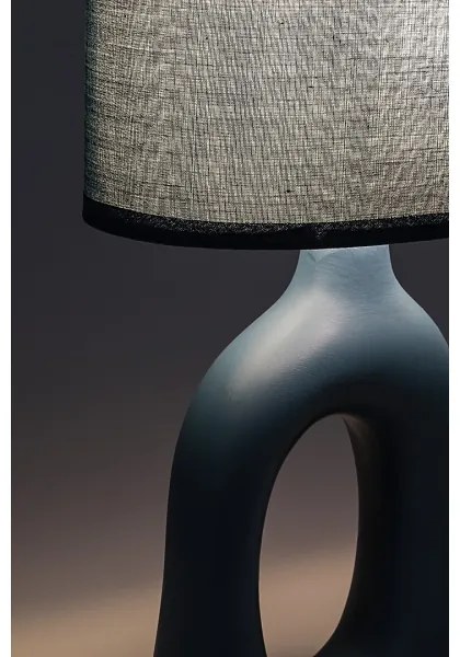 Rabalux 74072 - Asztali lámpa SYLIRA 1xE14/40W/230V kék