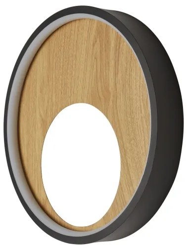 Searchlight 36303-1BK - LED fali lámpa CURIO LED/11W/230V barna