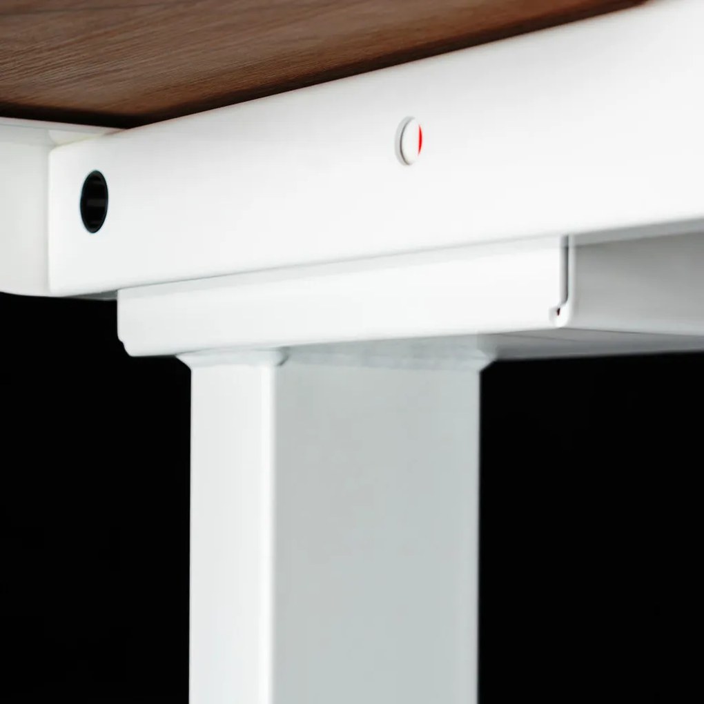 Elektromosan állítható magasságú íróasztal 120x67cm Craft tölgy / fehér | LVN System Control Flex+