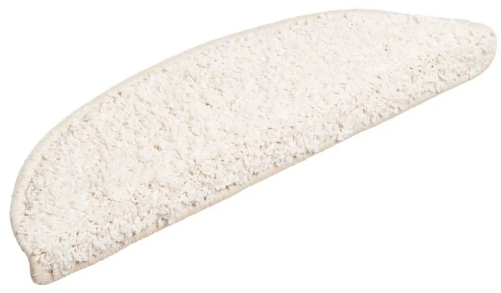 10 db fehér lépcsőszőnyeg 56 x 17 x 3 cm