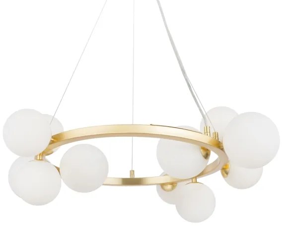 Maytoni MOD545PL-11BS - Csillár zsinóron DALLAS 11xG9/28W/230V arany