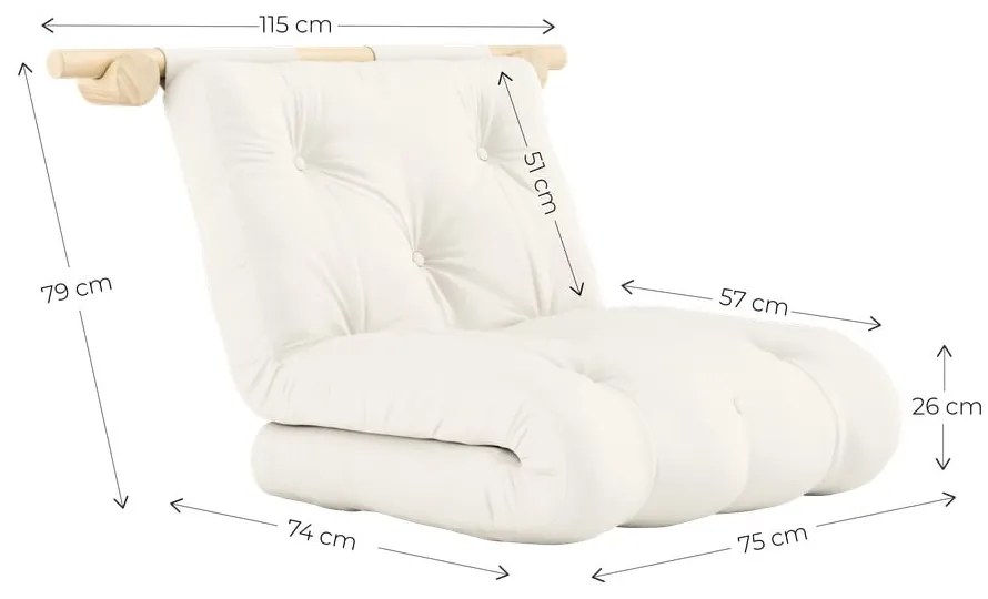 Zöld fotel Hooked – Karup Design