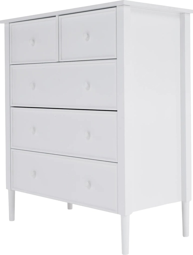 Komód, fehér, TEANA