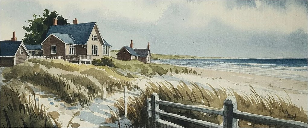 Dekoratív Fotótapéta Hálószoba Strand dűnék 250x104 Ragasztó