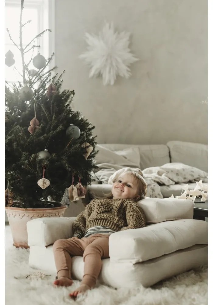 Mini Cube Dark Grey kinyitható gyerekfotel lábtartóval - Karup Design