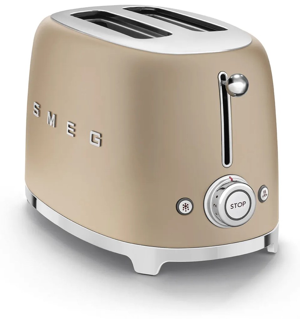 50-es évek Retro stílusú kenyérpirító P2 950W matt arany - SMEG