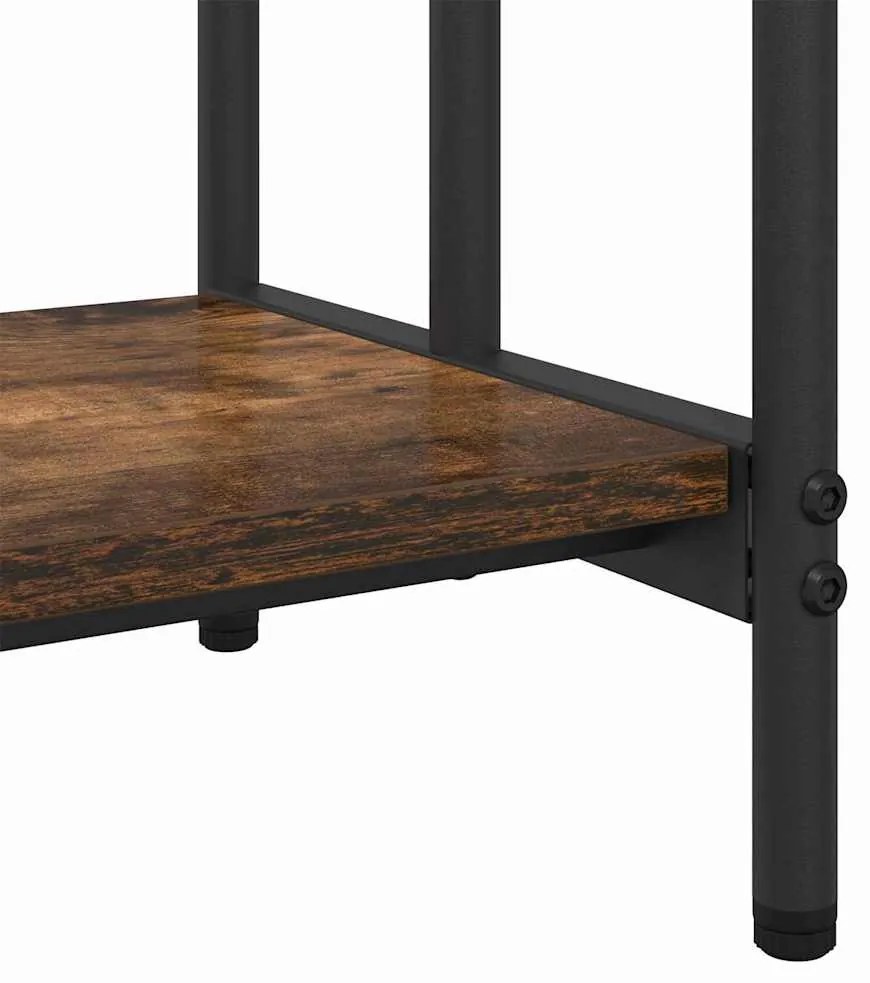 Ruhaszárító polcokkal Füstölt tölgy 90 x 30 x 100.5 cm Faanyag