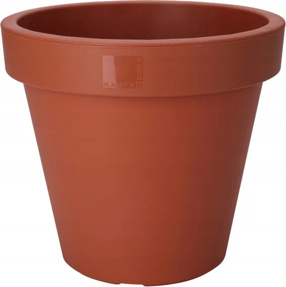 Kerti virágtartó terrakotta dekorációs 30 x 26 cm kerek