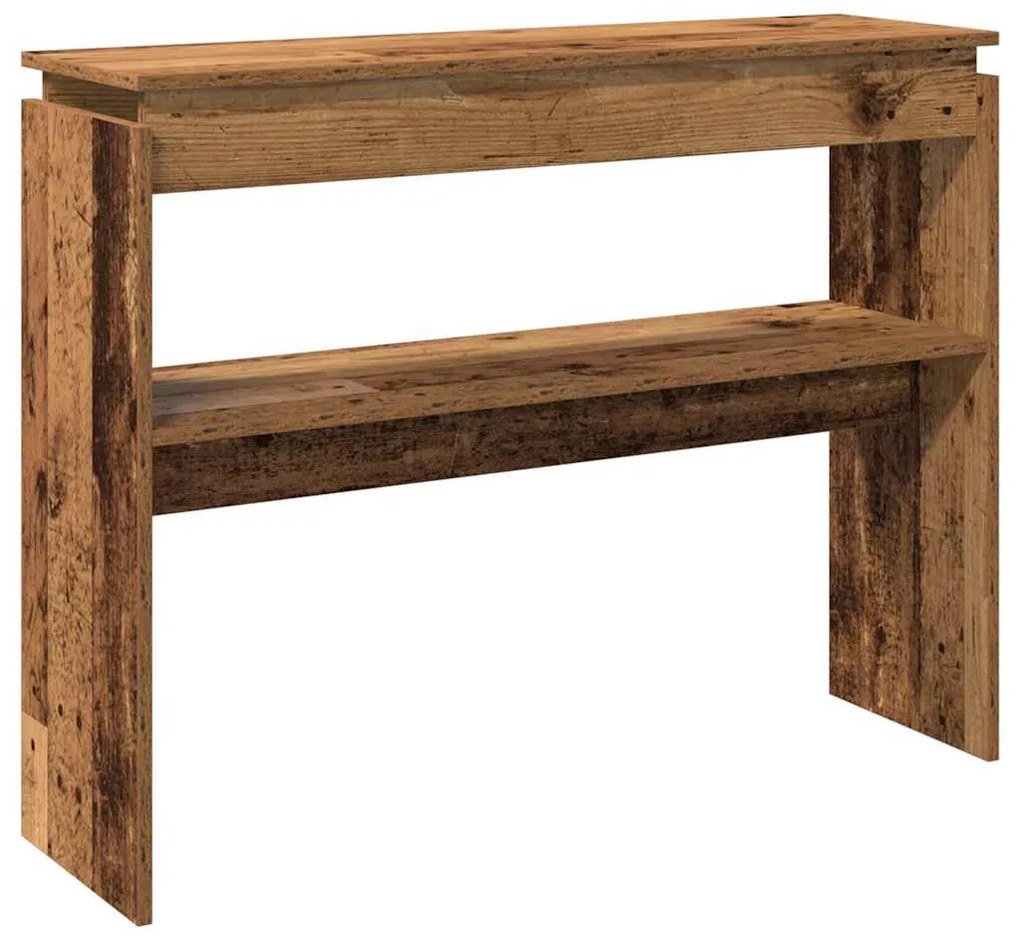 szürke sonoma szerelt fa tálalóasztal 80x30x102 cm