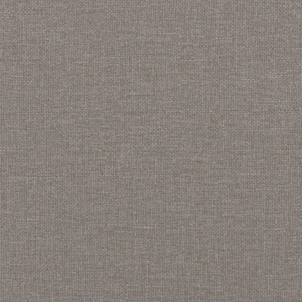 tópszínű szövet ágykeret fejtámlával Dover 90x190 cm