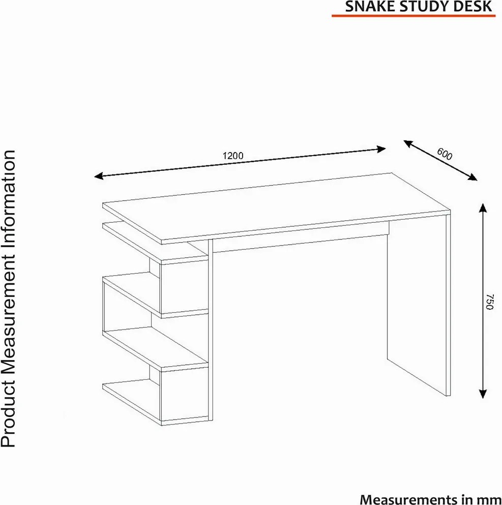 Snake White íróasztal
