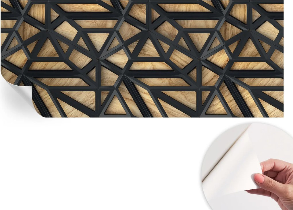 Fotótapéta Öntapadós Design Divatos Geometrikus kombináció 250x104