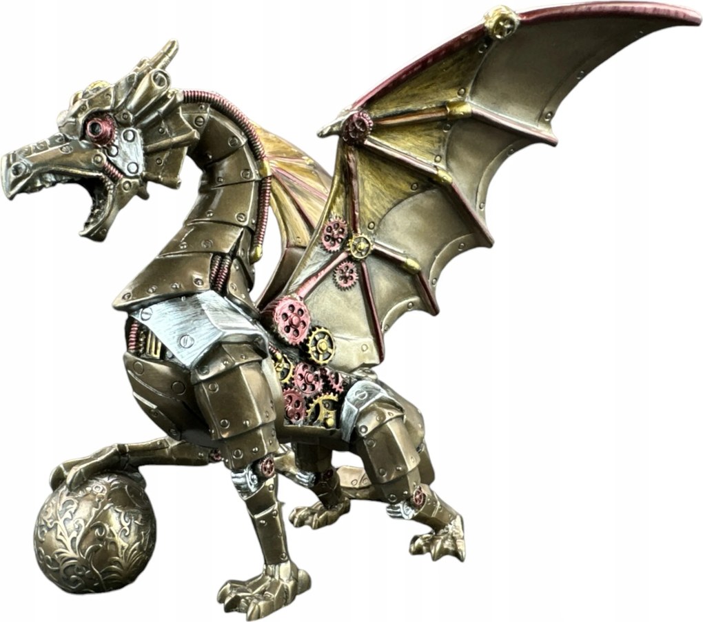 Figura Szobor Steampunk Mechanikus Sárkány Szobor Veronese WU76858A4