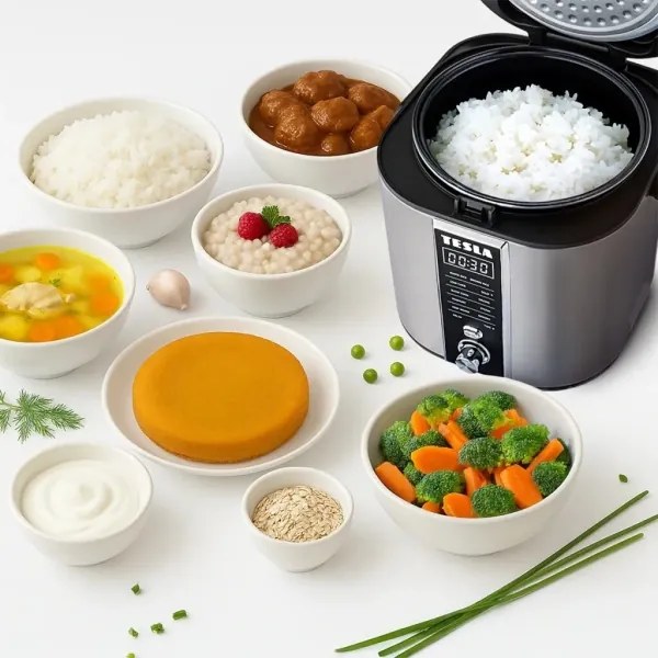 TESLA Electronics MultiCook - Multifunkciós rizsfőző 2,1 l 400W/230V