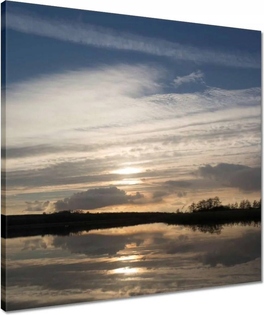 Vászonkép 50x50 Naplemente