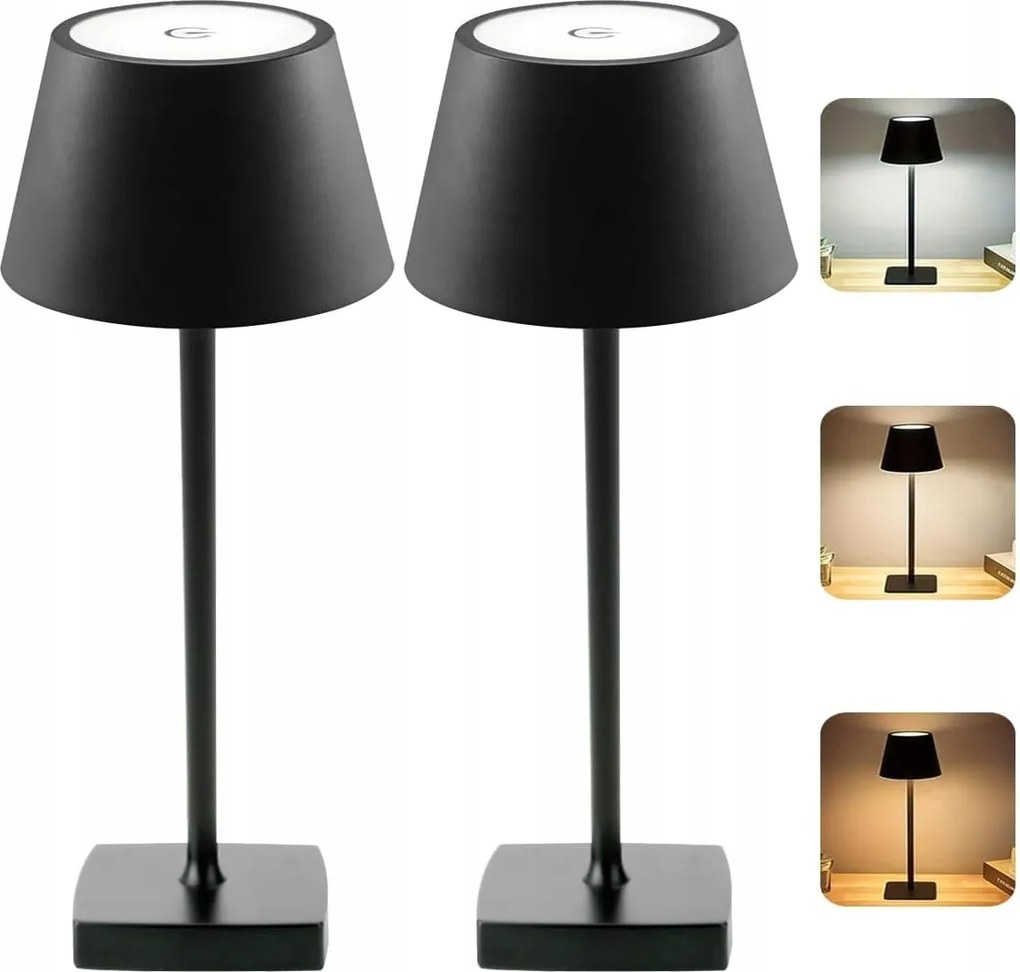 ChenFec 2 db-os vezeték nélküli Led asztali lámpa szett