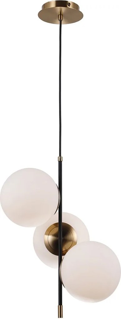Italux modern függeszték stelia antik bronz fehér matt fekete itxpnd-43660-3