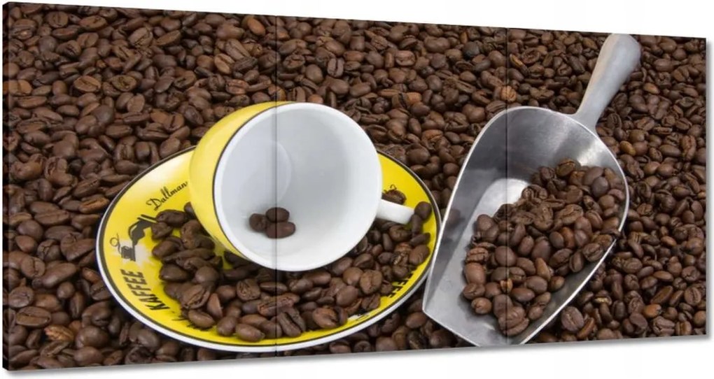 Vászonkép 180x90 Természetes kávé szemes
