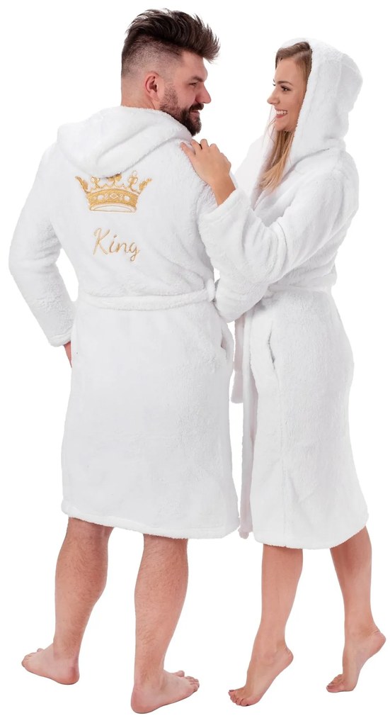 Fürdőköpeny King fehér S/M