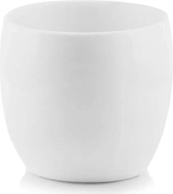 Kerámia Gömbfedő Fehér 15x12 cm Piano Klasszikus Virágtartó