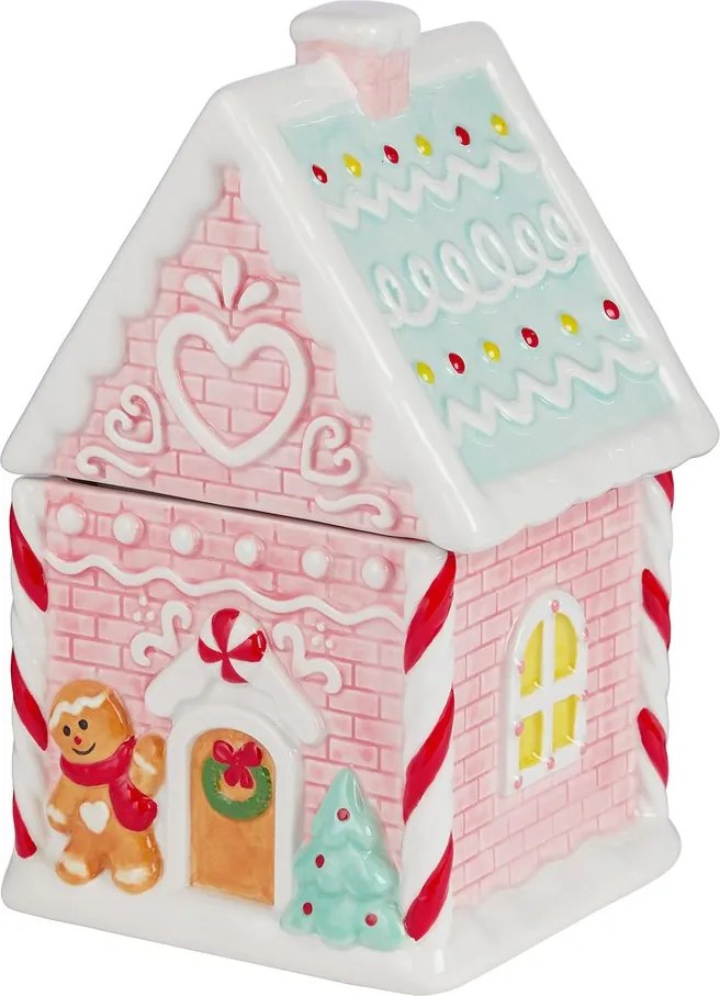 SWEET X-MAS sütitartó házikó 16x26cm