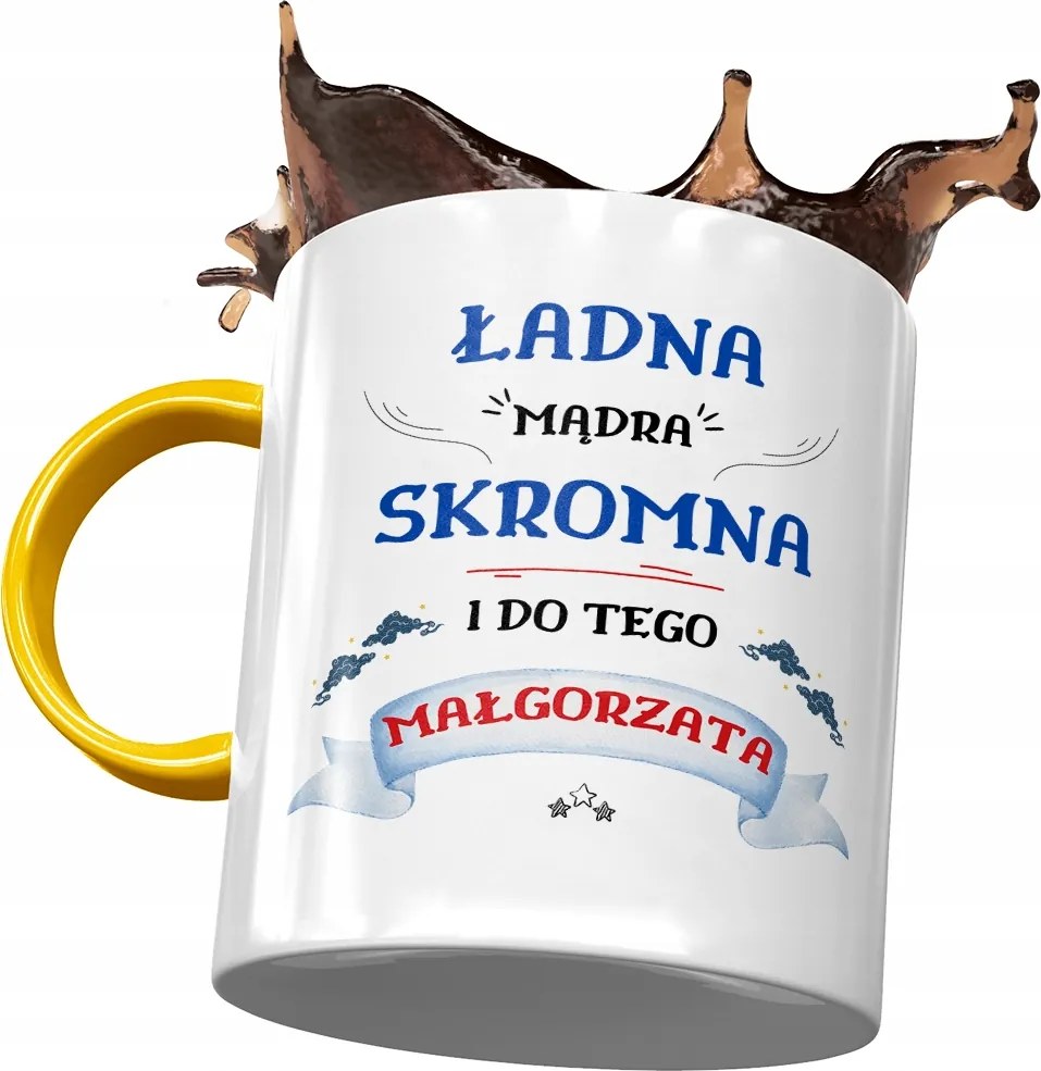 Sárga Bögre Margit Barátnőknek Ajándék Nyomtatott Fotóval