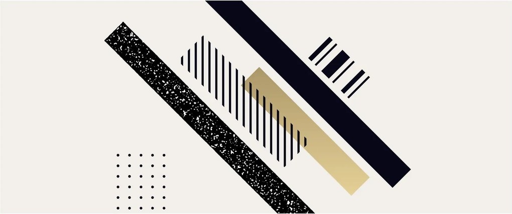 Kép - Geometriai formák N⁰5 (120x50 cm)