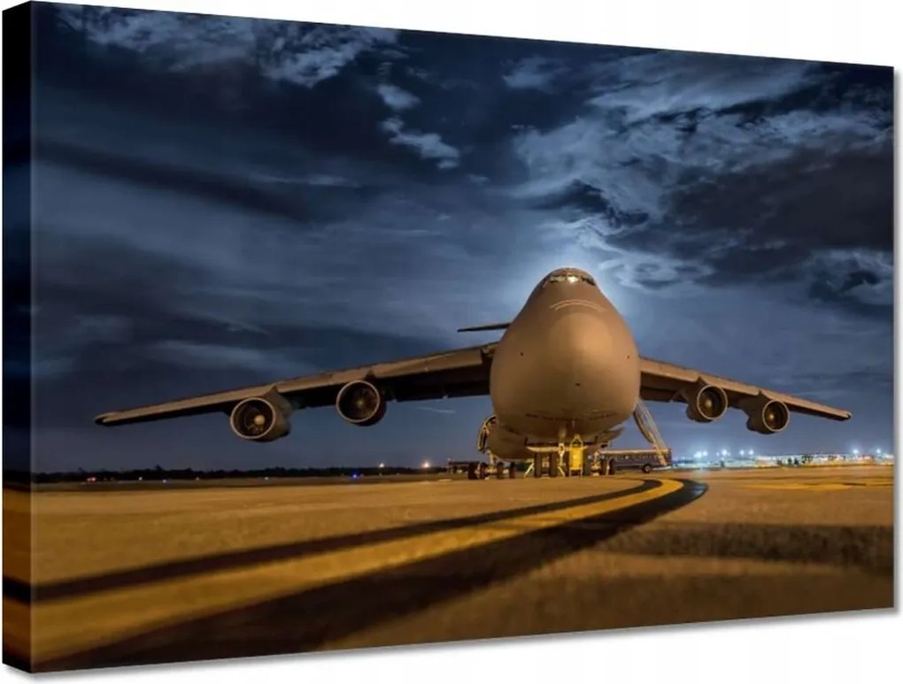 Vászonkép 30x20 Nagy repülőgép repülőtér
