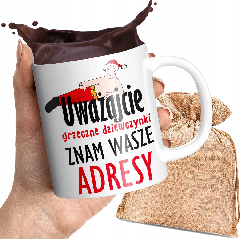 Vicces Bögre Mikulás Mintával Karácsonyra