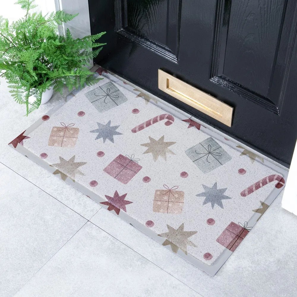 Lábtörlő karácsonyi mintával 40x70 cm Presents – Artsy Doormats
