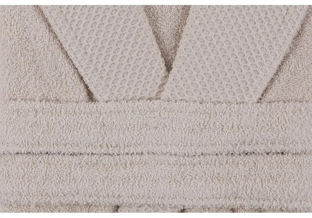 Bézs pamut fürdőköpeny M Cappa – Foutastic