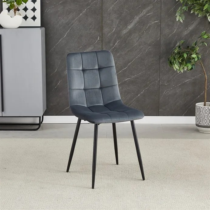 Szürke Bársony Étkezőszék. CT-281 GREY4