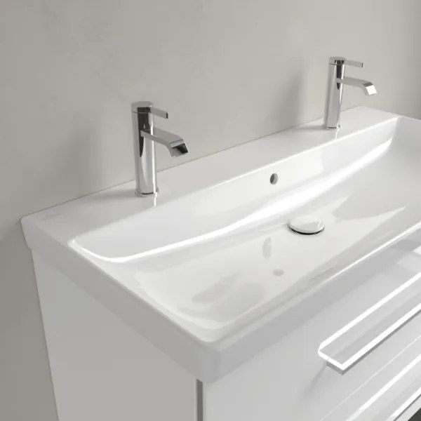 Villeroy & Boch 4156A401 - Függesztett mosdó AVENTO 100x47 cm kerámia/fehér