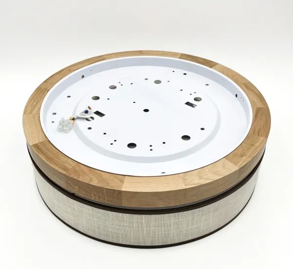 Brilagi - BELLADONNA LED mennyezeti lámpa LED/36W/230V, átm. 40 cm, krémszín/tölgy