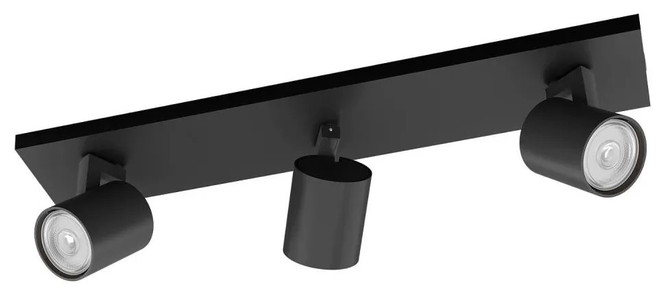 Philips - Spotlámpa RUNNER 3xGU10/20W/230V fekete