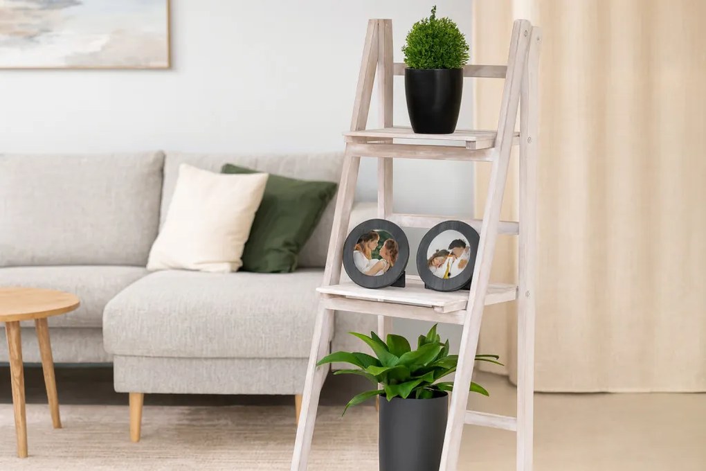 Létrapolc 3 polccal 42 x 39 x 109 cm