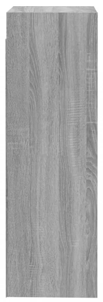 szürke sonoma színű szerelt fa TV-szekrény 30,5 x 30 x 90 cm