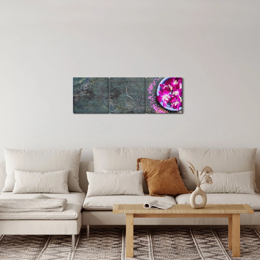 Kép - Wellness (órával) (90x30 cm)