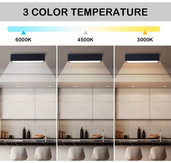 Immax NEO 07074-60-LED Dimmelhető mennyezeti lámpa CANTO 34W/230V fekete Tuya + távirányító