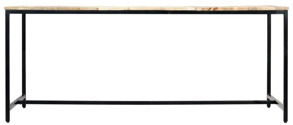 Tömör nyers mangófa étkezőasztal 180 x 90 x 75 cm