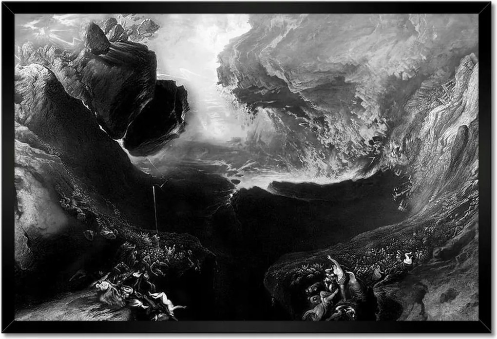 Poszterek keretben 60x40 Világvége Isten haragja