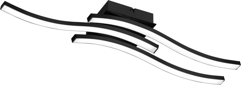 TRIO R62473132 ROUTE Modern LED Mennyezeti Lámpa Fekete LED IP20
