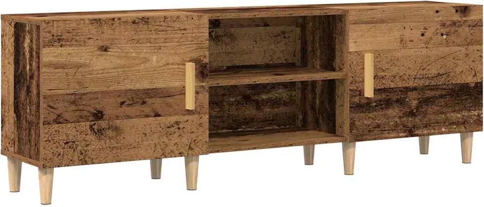 vidaXL TV szekrény Régi fa 150 x 30 x50 cm Faanyag