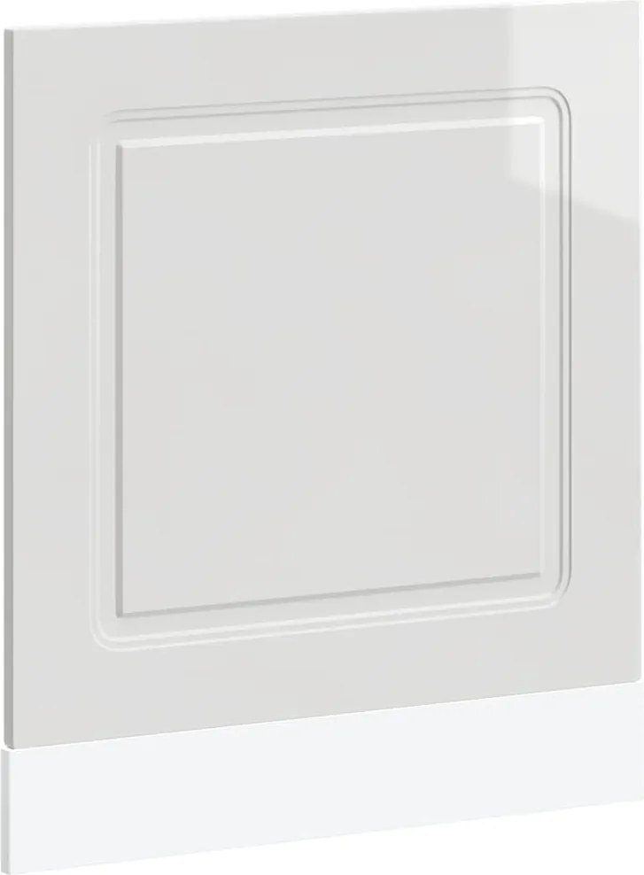 vidaXL mosogatógép panel Kalmar magasfényű fehér 60x1,5x67 cm gépi fa