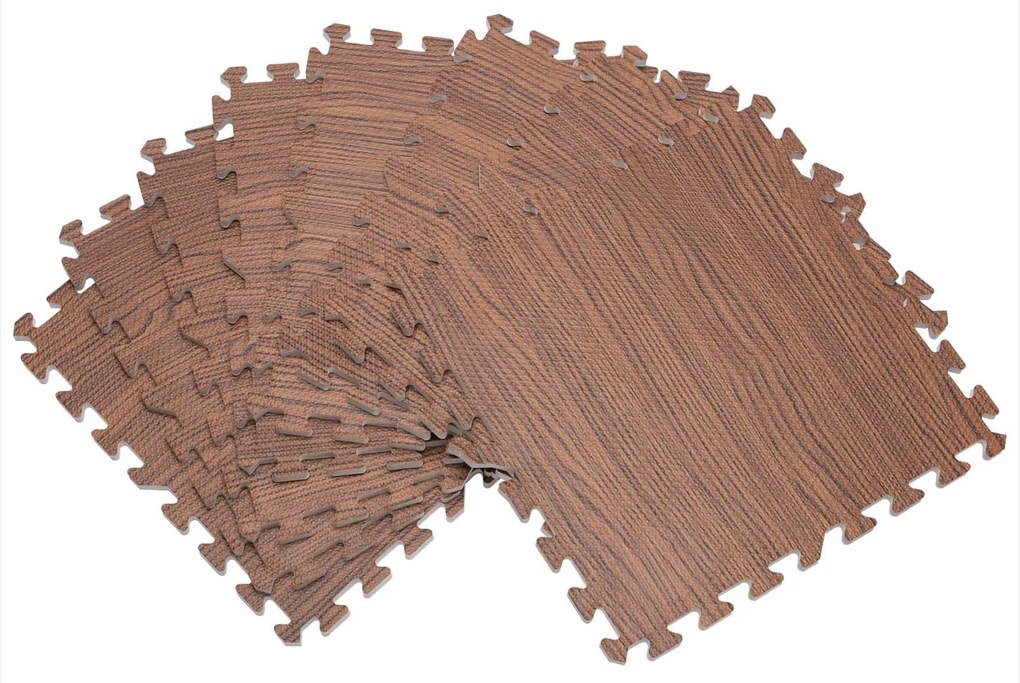 Deuba Védő padlószőnyeg szett 8 db - barna